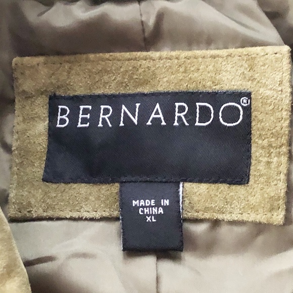 VTG Bernardo Suede Studded Jacket XL - Picture 9 of 11